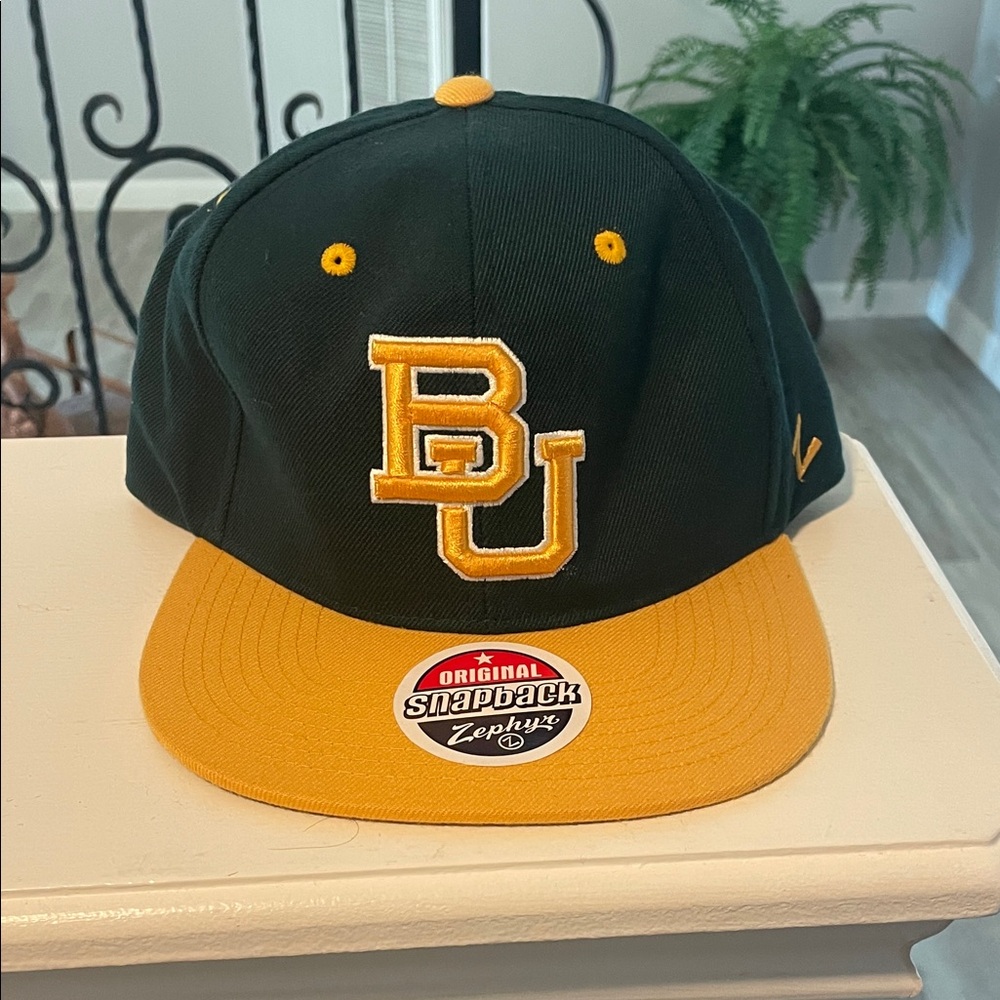 Baylor University Green and Gold Snapback Hat